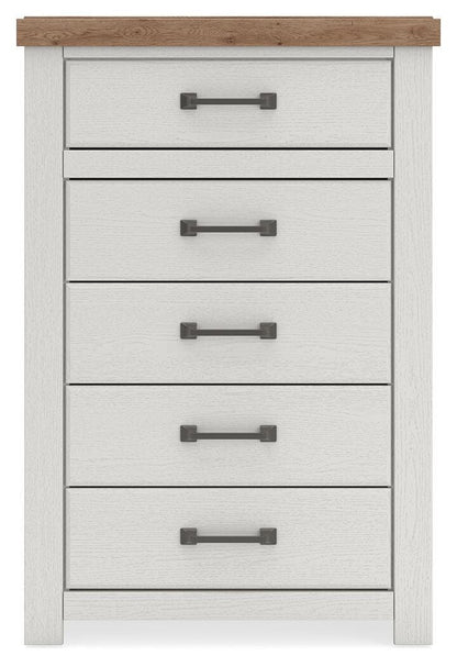 Savonport Chest of Drawers - B4615-46 - product view or room setting; only chest included (supplier image 3)