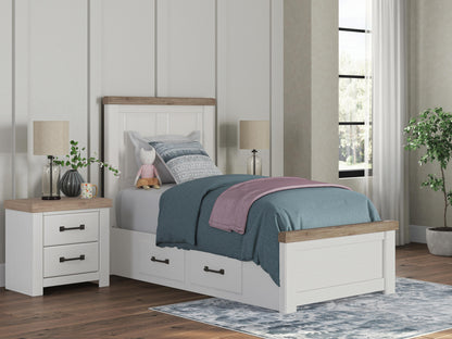 Savonport Panel Bed with Storage