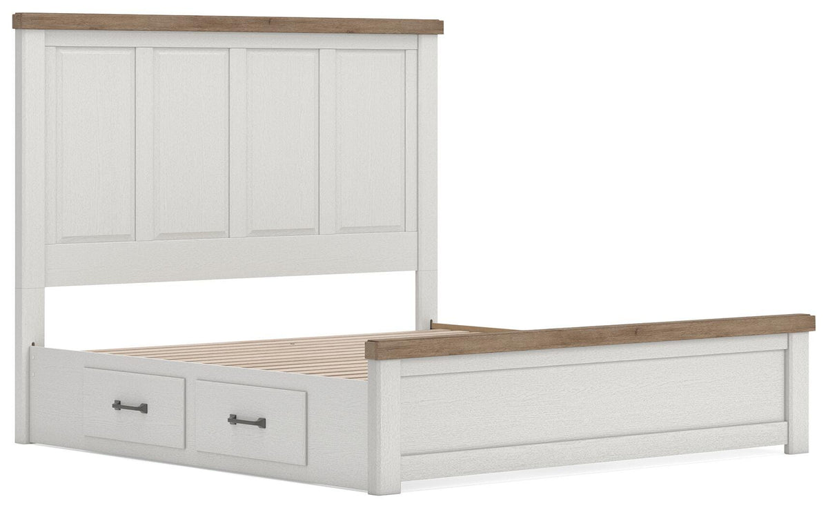 Savonport Panel Bed with Storage
