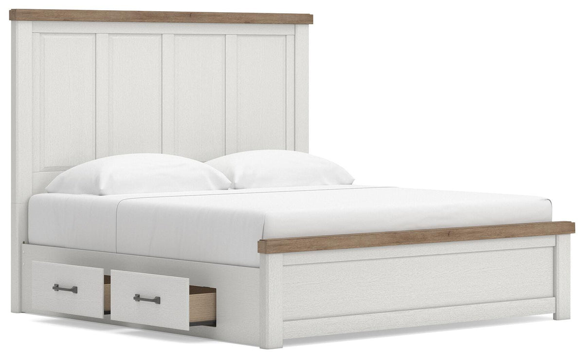 Savonport Panel Bed with Storage