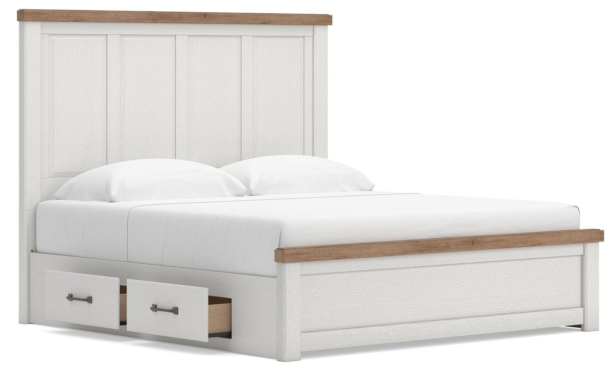 Savonport Panel Bed with Storage