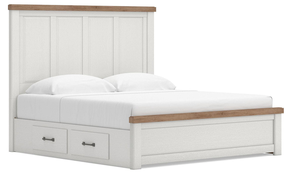 Savonport Panel Bed with Storage