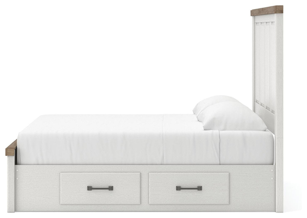 Savonport Panel Bed with Storage