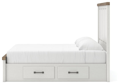 Savonport Panel Bed with Storage