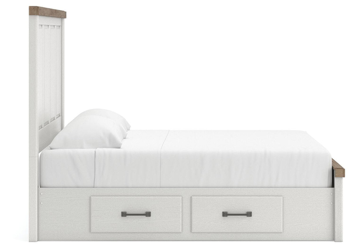Savonport Panel Bed with Storage