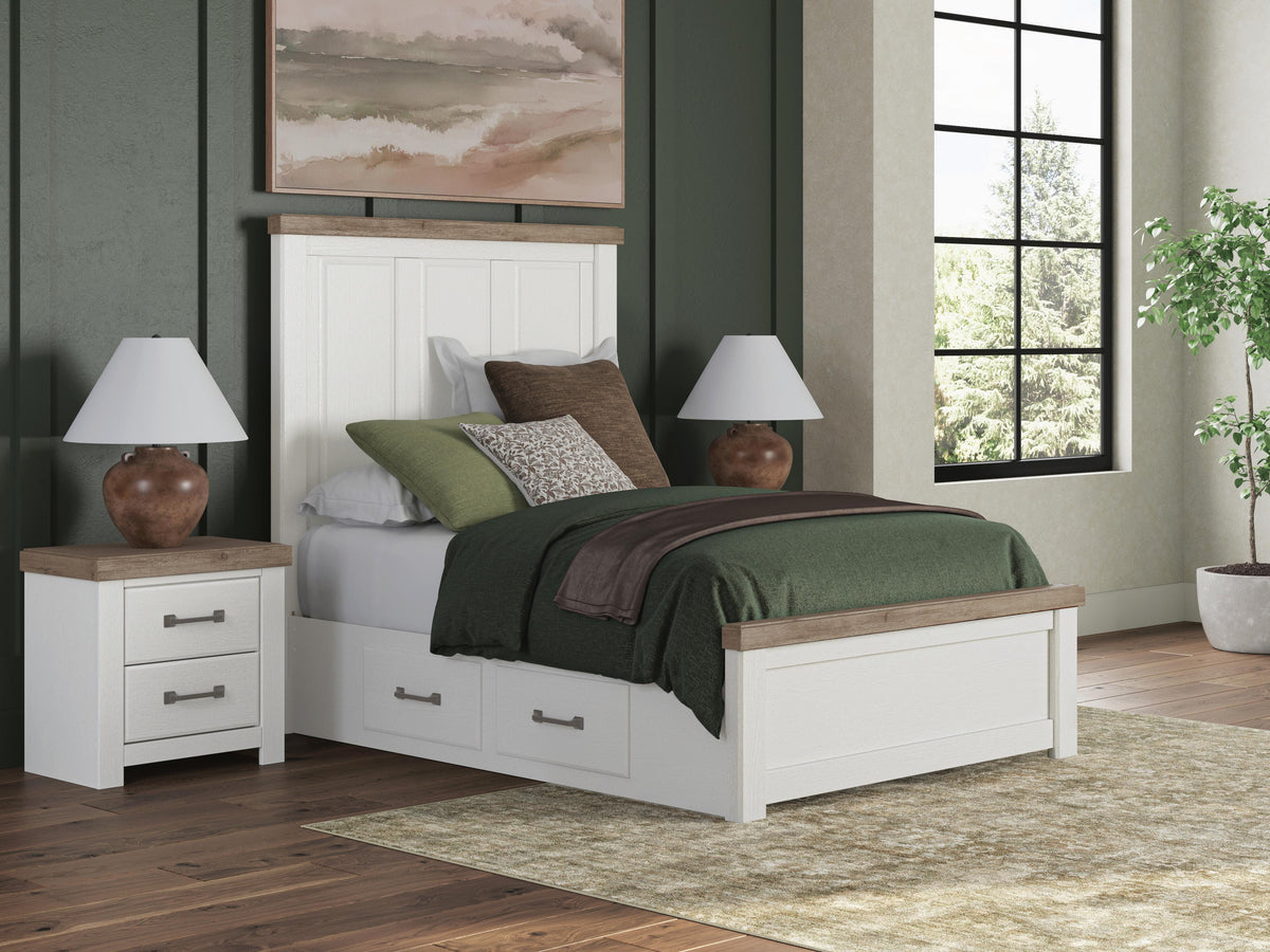 Savonport Panel Bed with Storage