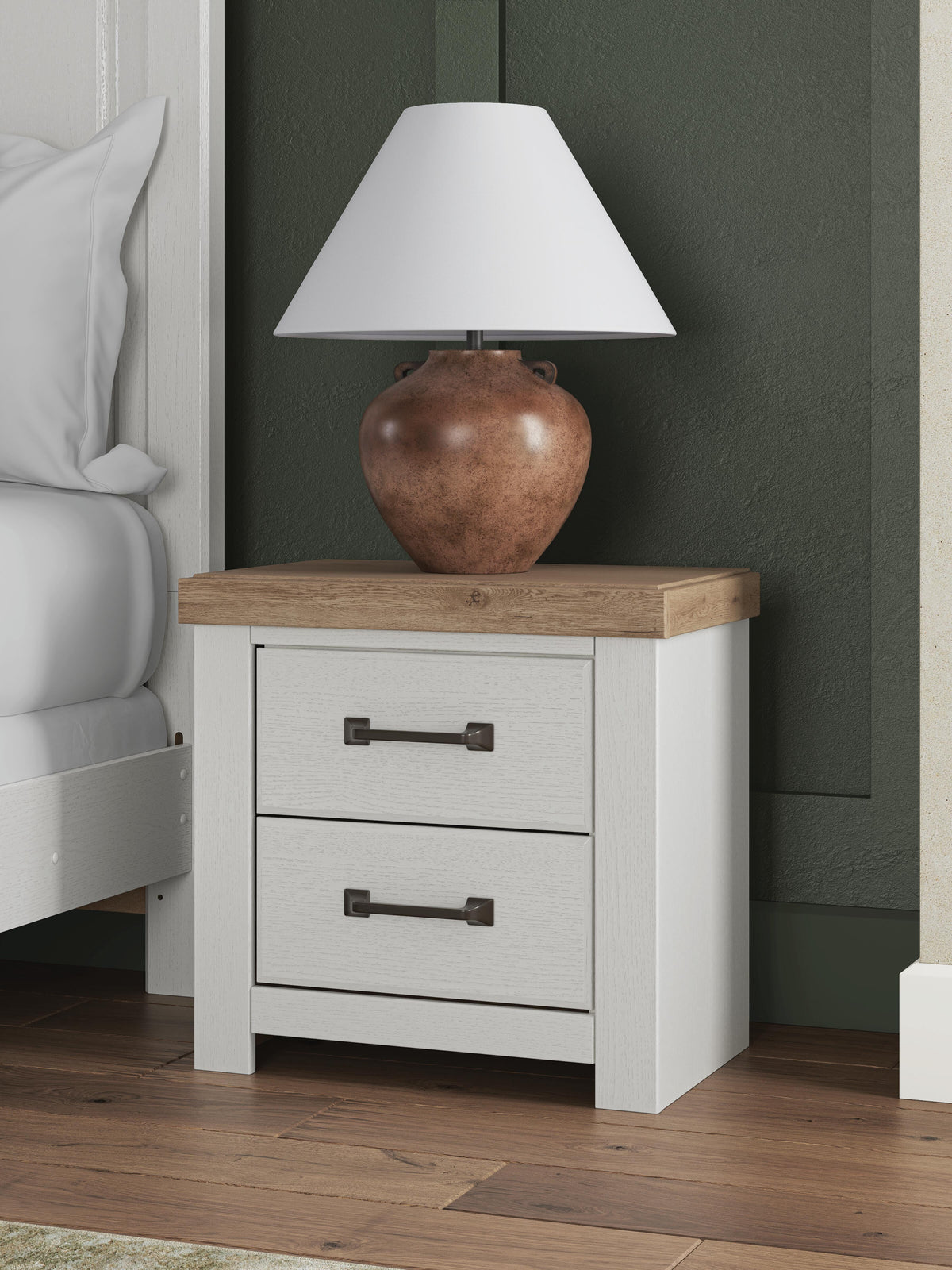 Savonport Nightstand - B4615-92 - product view or room setting; only nightstand included (supplier image 2)