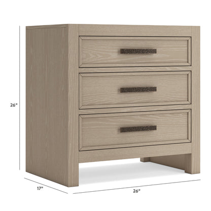Calmoro Nightstand - B602-93 - approximate manufacturer dimensions (supplier image 8)