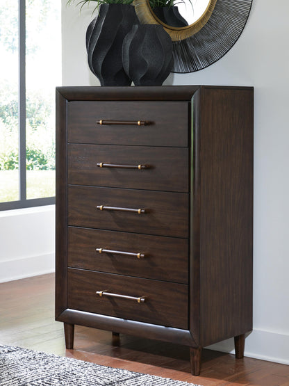 Dantenton Chest of Drawers - B611-46 - product view or room setting; only chest included (supplier image 2)