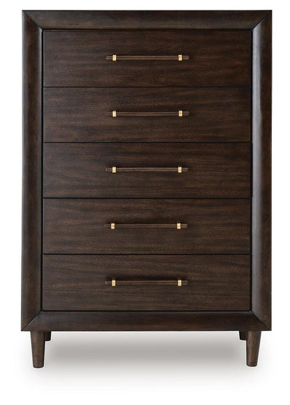 Dantenton Chest of Drawers - B611-46 - product view or room setting; only chest included (supplier image 4)