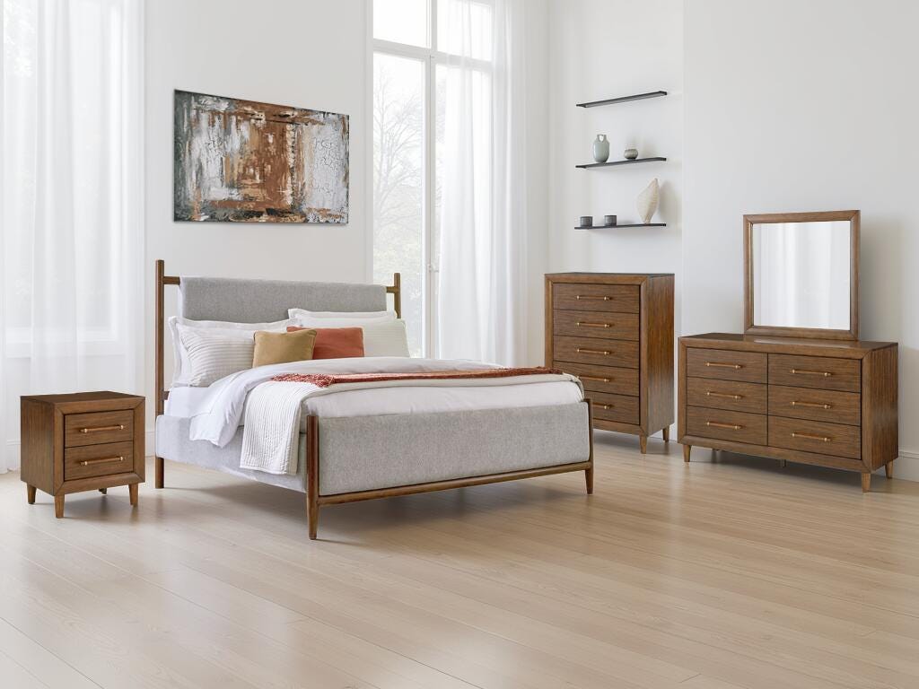 Lyncott Bedroom Sets - B615B5, B615B12, B615B14 - product view or room setting; complete kit and included component views (supplier image 36)