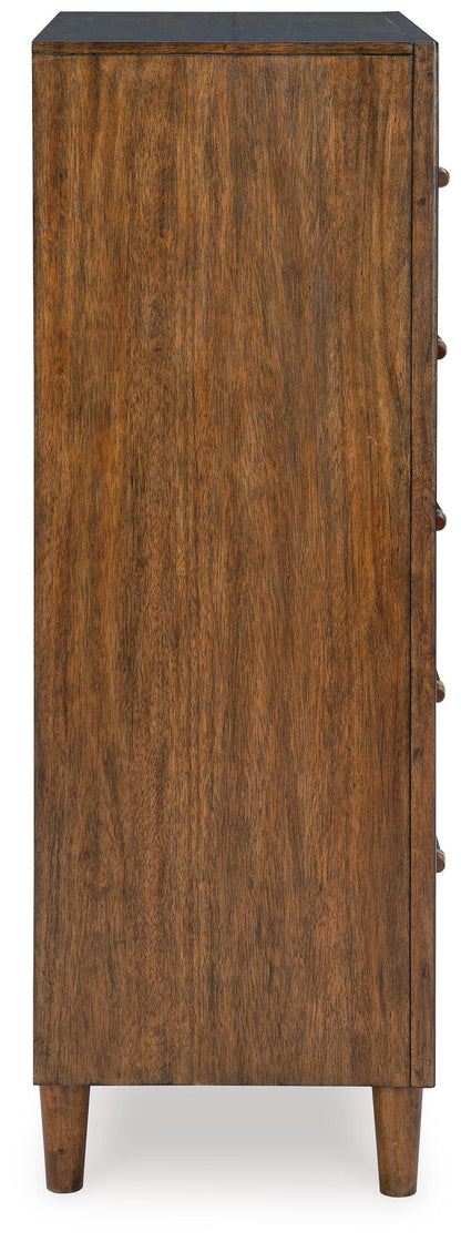 Lyncott Chest of Drawers - B615-46 - product view or room setting; only chest included (supplier image 5)