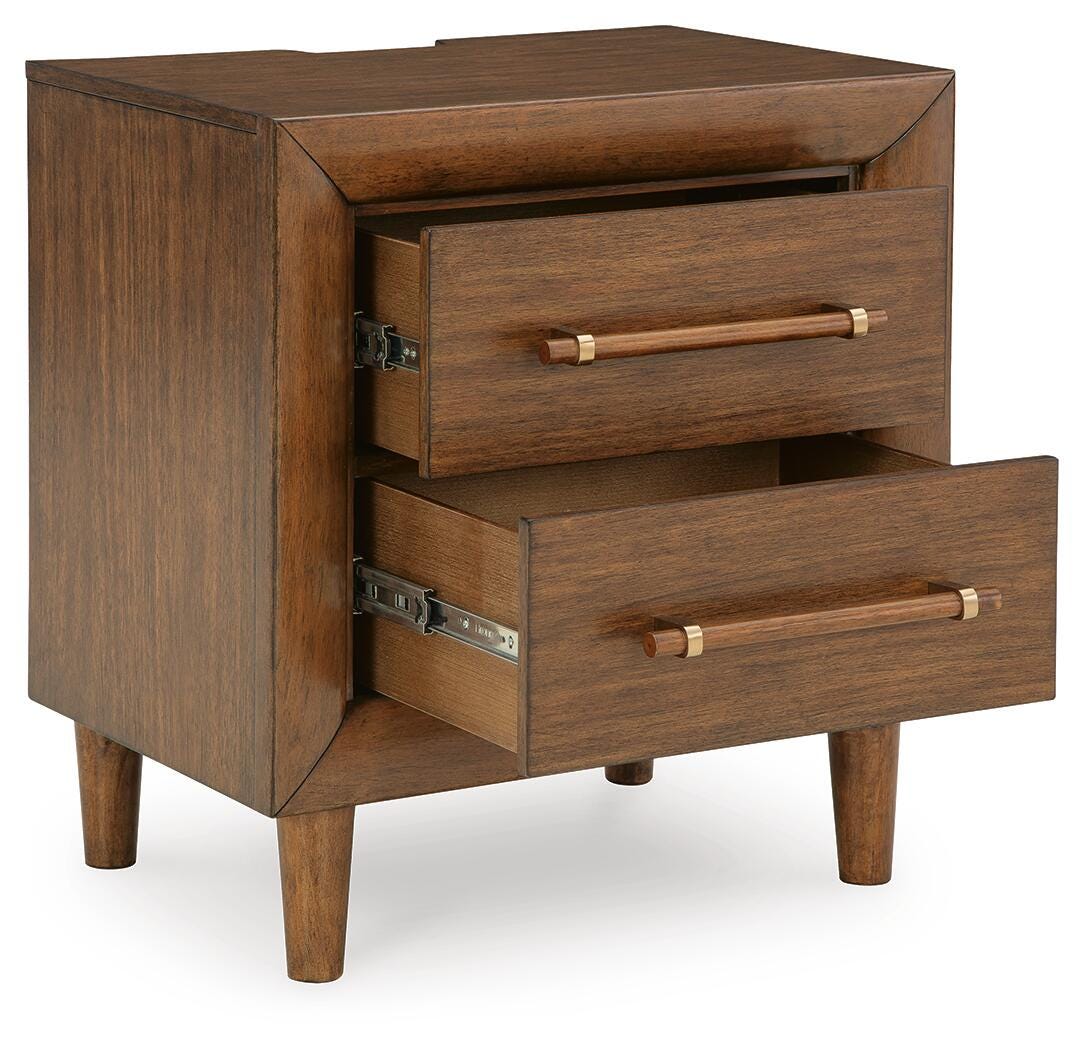 Lyncott Nightstand - B615-92 - product view or room setting; only nightstand included (supplier image 3)