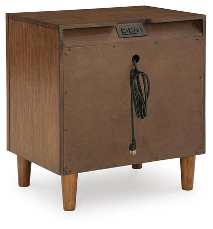 Lyncott Nightstand - B615-92 - product view or room setting; only nightstand included (supplier image 6)