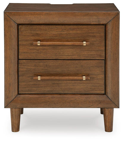 Lyncott Nightstand - B615-92 - product view or room setting; only nightstand included (supplier image 4)