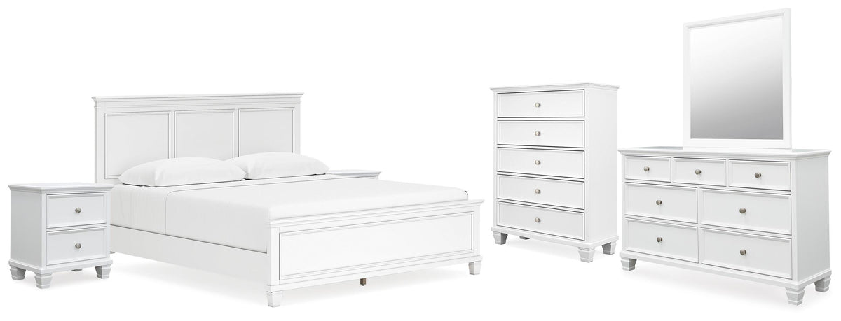 Fortman Bedroom Sets - B680B19 - product view or room setting; complete kit and included component views (supplier image 129)