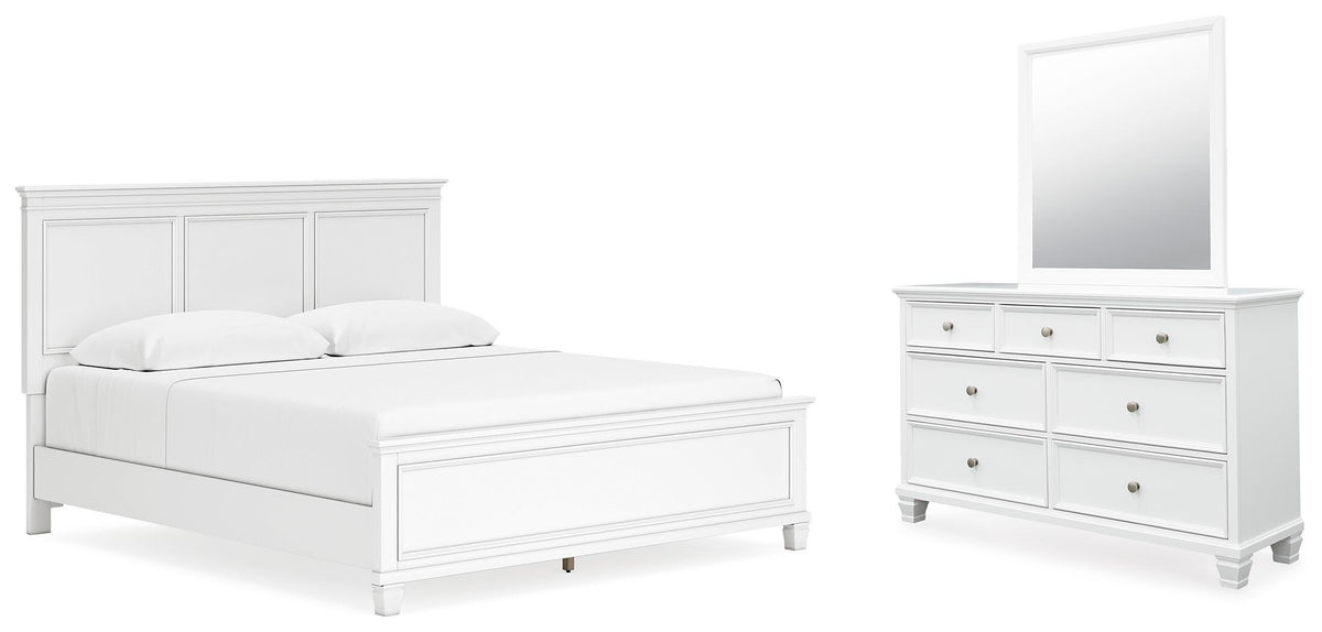 Fortman Bedroom Sets - B680B13 - product view or room setting; complete kit and included component views (supplier image 100)