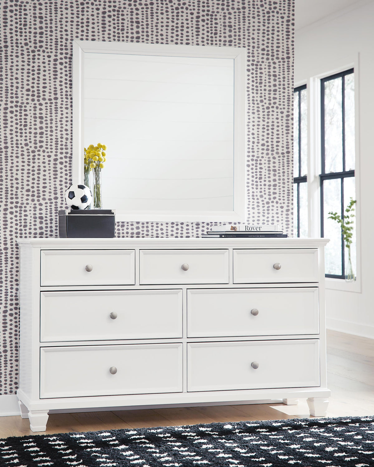 Fortman Bedroom Sets - B680B12, B680B14, B680B9, B680B7, B680B3, B680B13, B680B16, B680B17, B680B18, B680B19, B680B29 - product view or room setting; complete kit and included component views (supplier image 54)