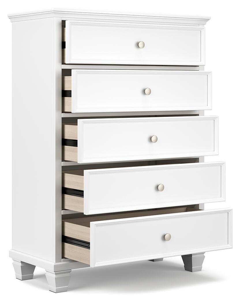 Fortman Bedroom Sets - B680B18, B680B19, B680B29 - product view or room setting; complete kit and included component views (supplier image 119)