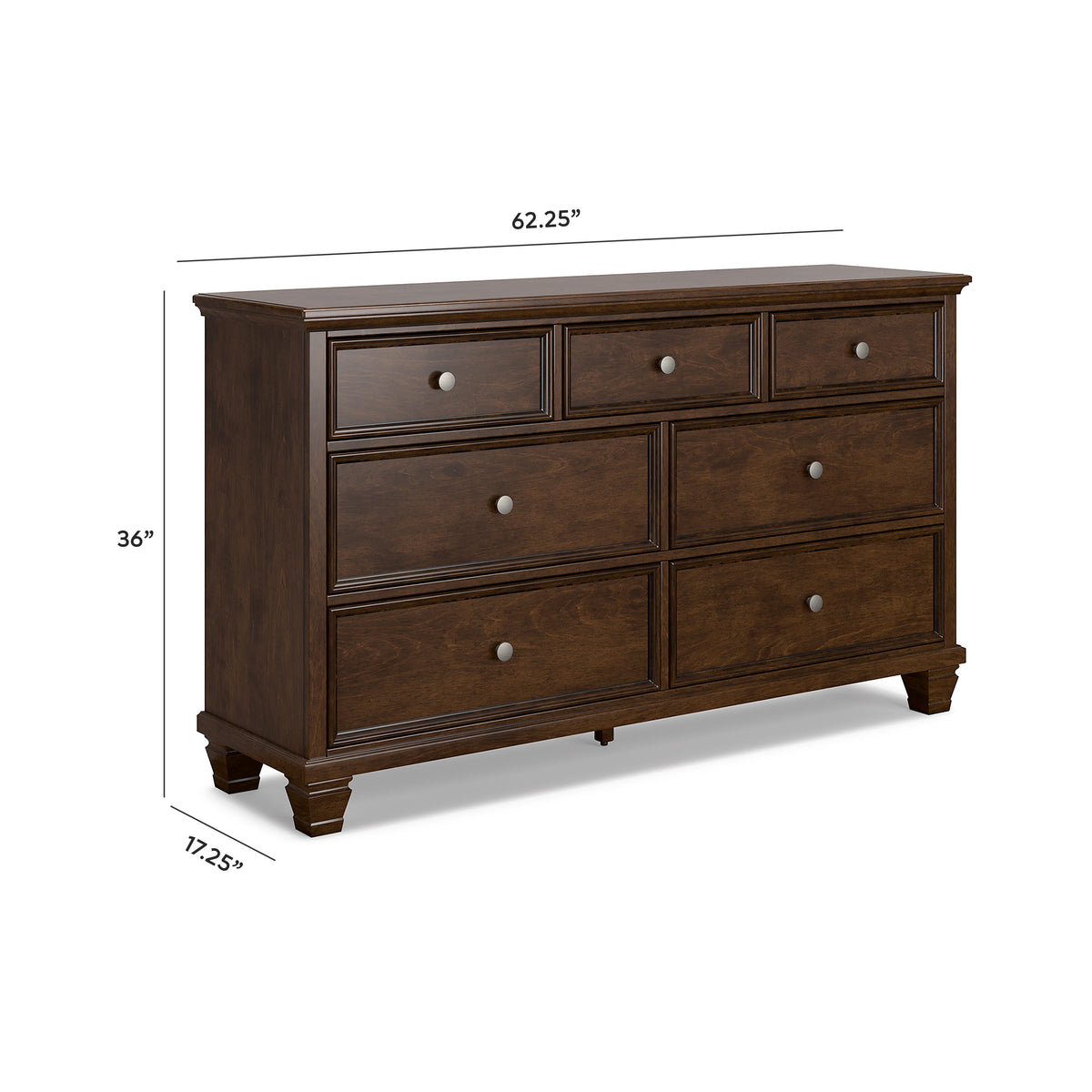 Danabrin Dresser - B685-31 - approximate manufacturer dimensions (supplier image 13)