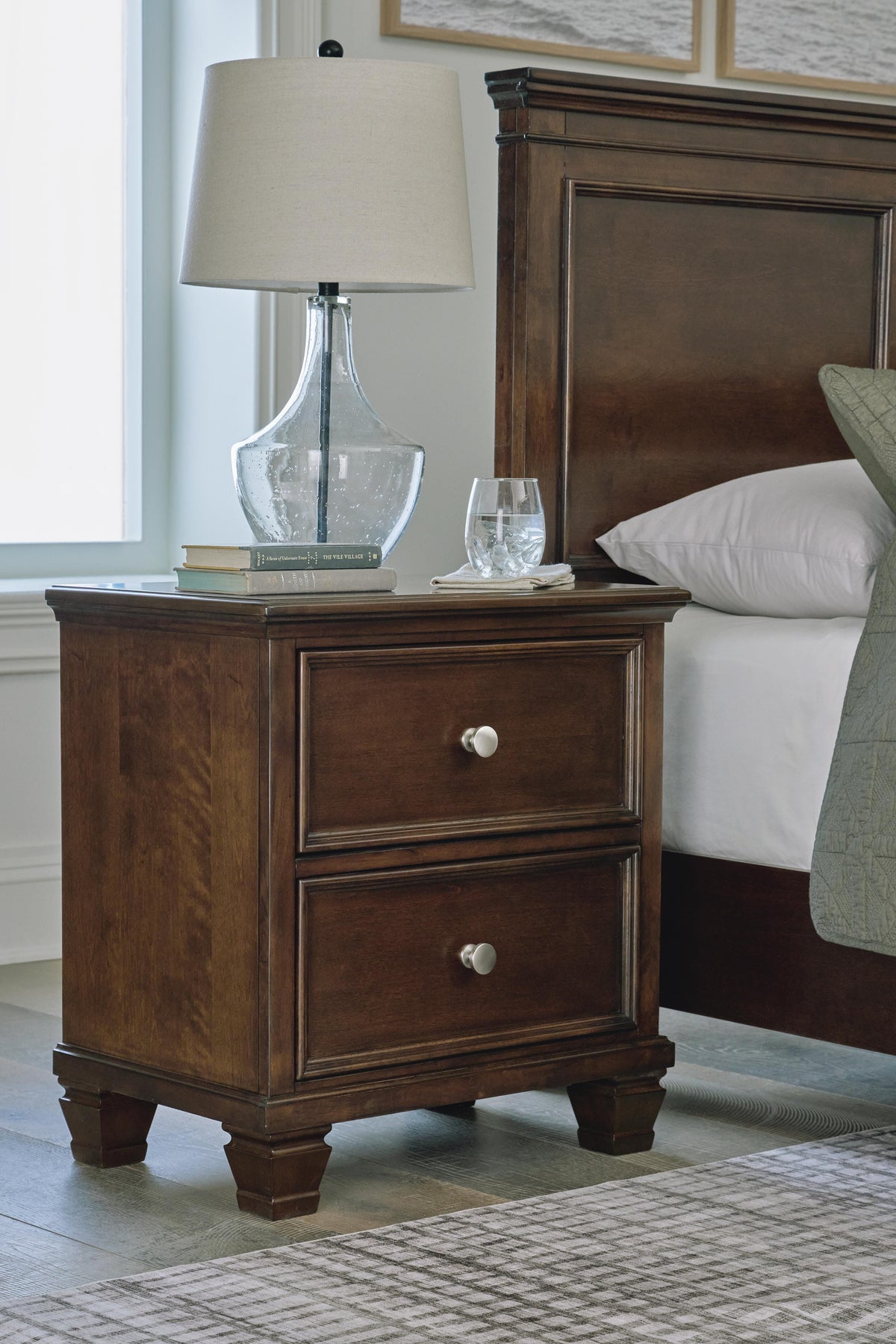 Danabrin Nightstand - B685-92 - product view or room setting; only nightstand included (supplier image 2)