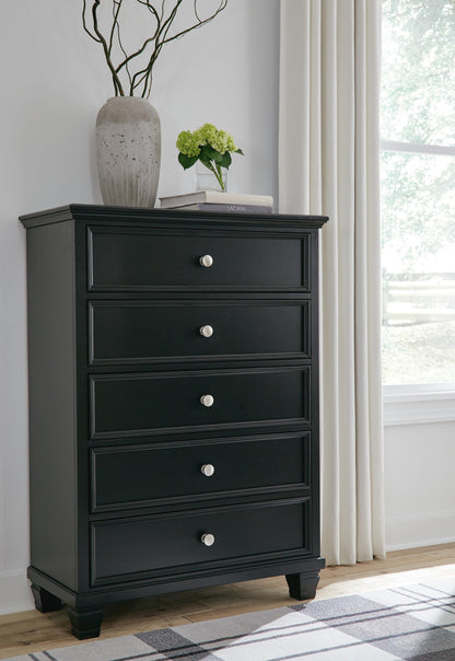 Lanolee Chest of Drawers - B687-46 - product view or room setting; only chest included (supplier image 2)
