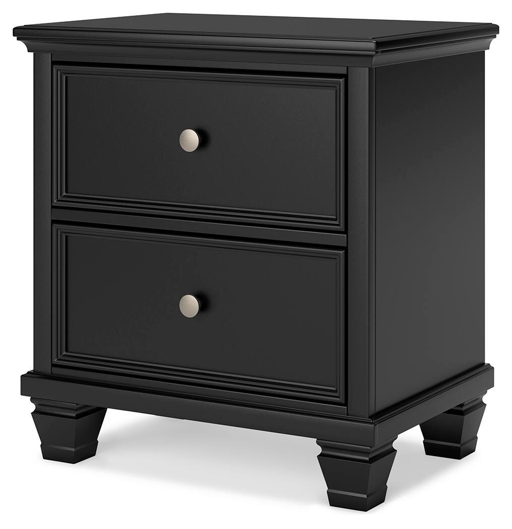 Lanolee Nightstand - B687-92 - product view or room setting; only nightstand included (supplier image 4)
