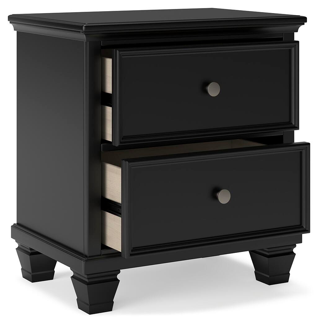 Lanolee Nightstand - B687-92 - product view or room setting; only nightstand included (supplier image 3)