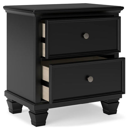 Lanolee Nightstand - B687-92 - product view or room setting; only nightstand included (supplier image 3)