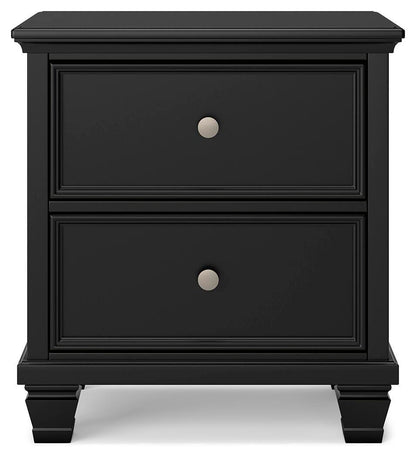 Lanolee Nightstand - B687-92 - product view or room setting; only nightstand included (supplier image 6)