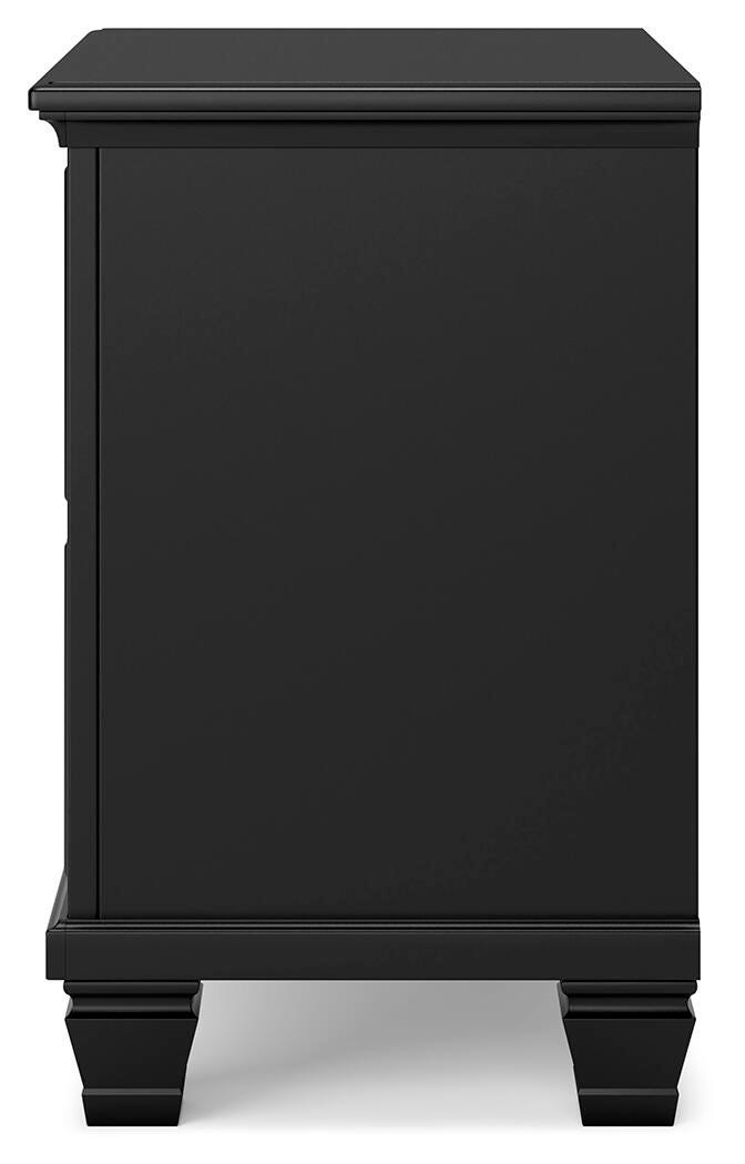 Lanolee Nightstand - B687-92 - product view or room setting; only nightstand included (supplier image 7)