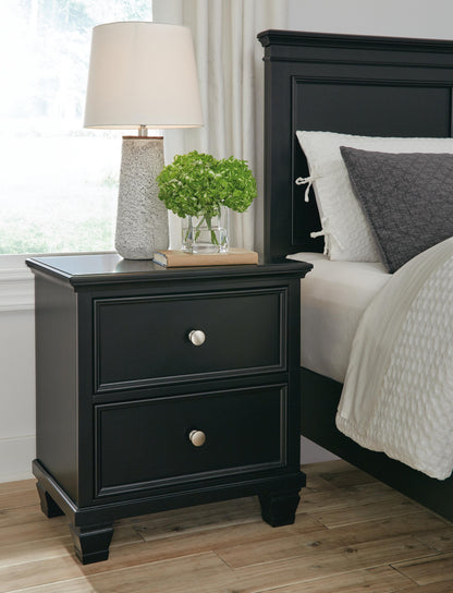 Lanolee Nightstand - B687-92 - product view or room setting; only nightstand included (supplier image 2)
