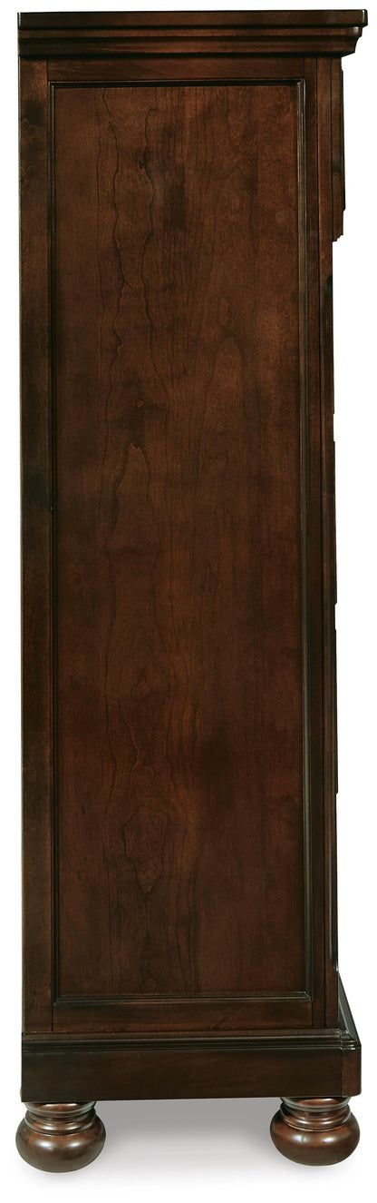Porter Chest of Drawers - B697-46 - product view or room setting; only chest included (supplier image 3)