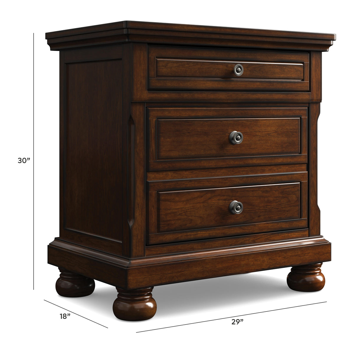 Porter Nightstand - B697-92 - approximate manufacturer dimensions (supplier image 10)