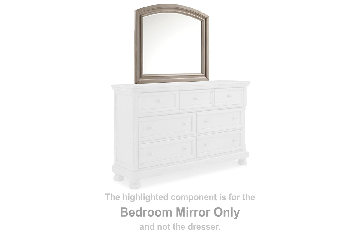 Lettner Dresser and Mirror - B733B1 - product view or room setting; dresser and mirror kit with included component views (supplier image 13)