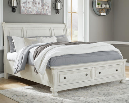 Robbinsdale Sleigh Bed with Storage