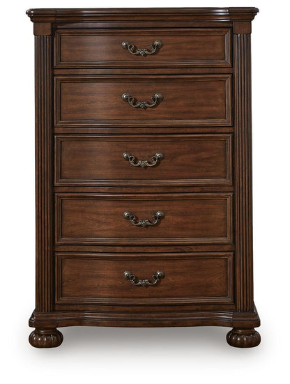 Lavinton Chest of Drawers - B764-46 - product view or room setting; only chest included (supplier image 4)