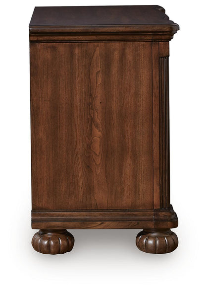 Lavinton Nightstand - B764-93 - product view or room setting; only nightstand included (supplier image 5)