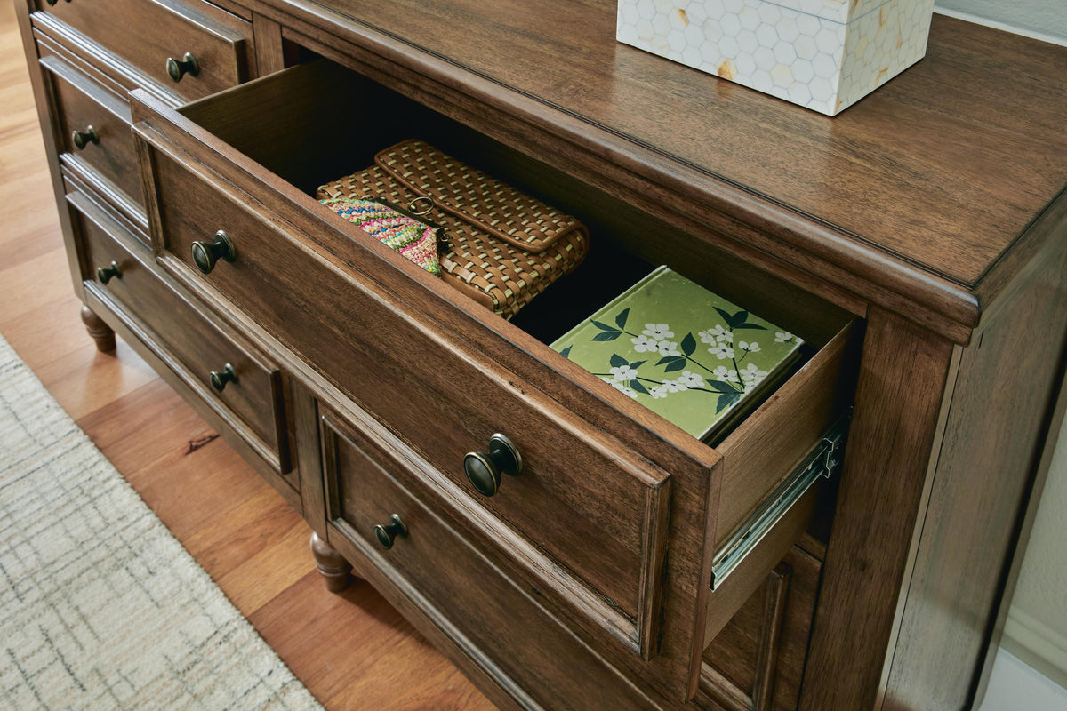 Sturlayne Dresser and Mirror - B787B1 - finish or detail (supplier image 5)