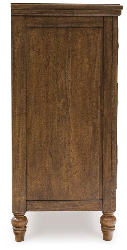 Sturlayne Dresser and Mirror - B787B1 - product view or room setting; dresser and mirror kit with included component views (supplier image 12)