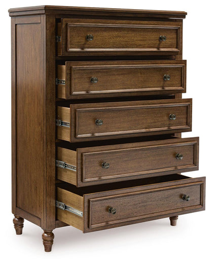 Sturlayne Chest of Drawers - B787-46 - product view or room setting; only chest included (supplier image 3)