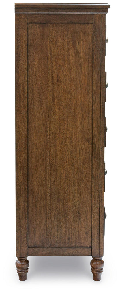 Sturlayne Chest of Drawers - B787-46 - product view or room setting; only chest included (supplier image 5)