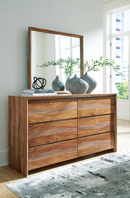 Dressonni Dresser and Mirror - B790B1 - product view or room setting; dresser and mirror kit with included component views (supplier image 2)