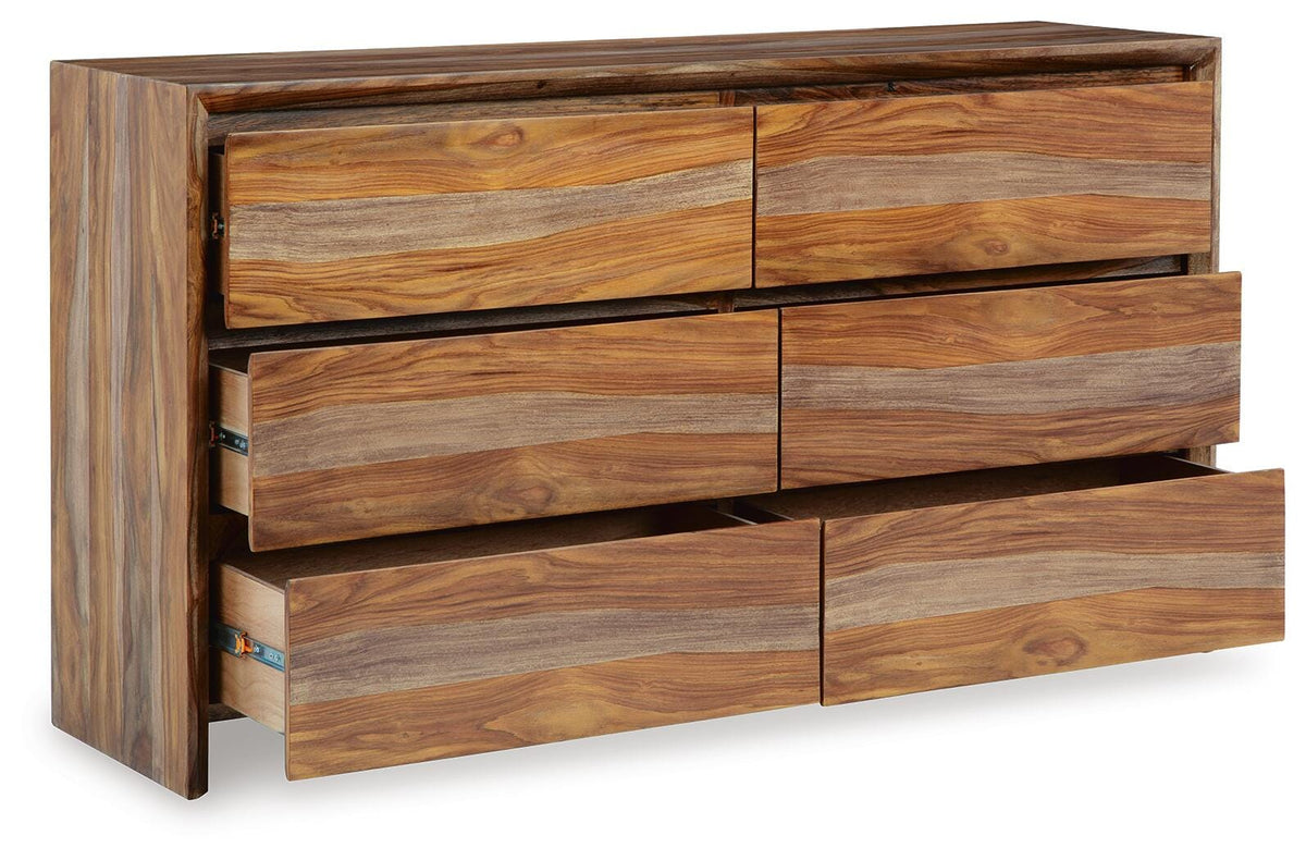 Dressonni Dresser and Mirror - B790B1 - product view or room setting; dresser and mirror kit with included component views (supplier image 10)