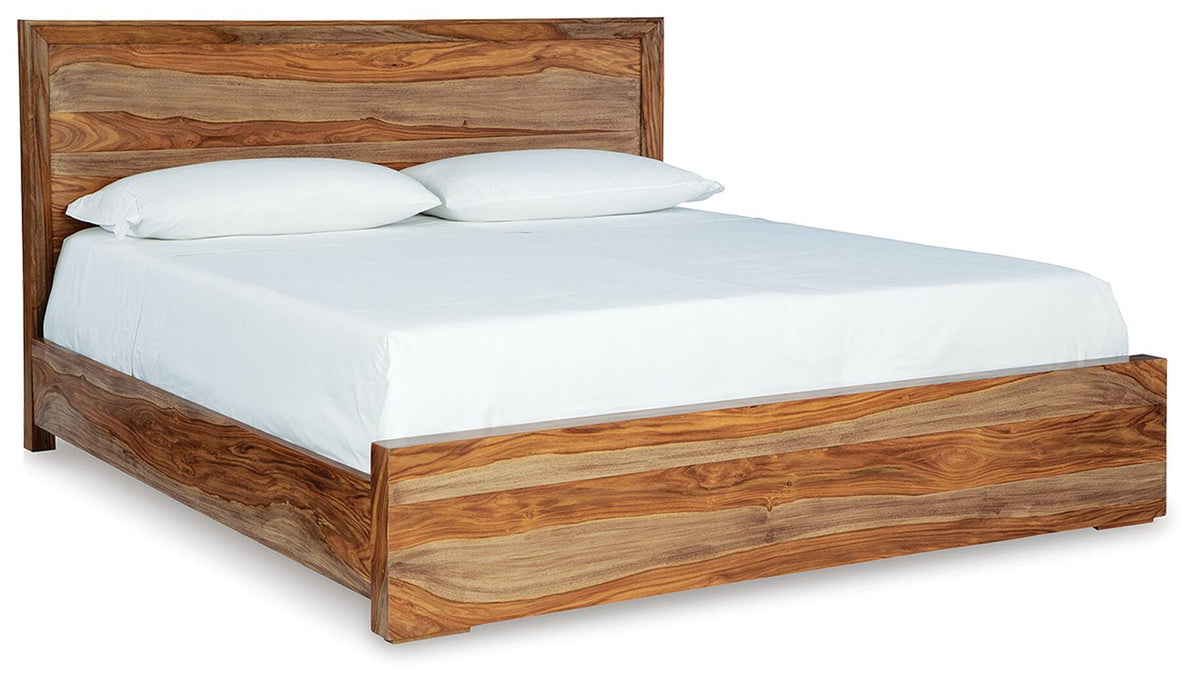 Dressonni Queen Panel Bed, Dresser and Mirror - B790B3 - product view or room setting; complete kit and included component views (supplier image 4)