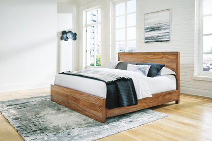 Dressonni Queen Panel Bed, Dresser and Mirror - B790B3 - product view or room setting; complete kit and included component views (supplier image 22)
