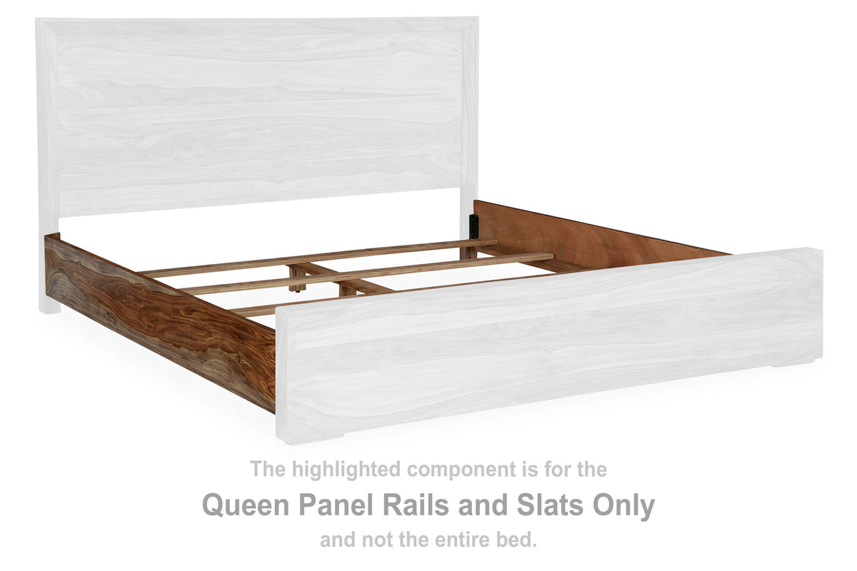 Dressonni Queen Panel Bed, Dresser and Mirror - B790B3 - product view or room setting; complete kit and included component views (supplier image 20)