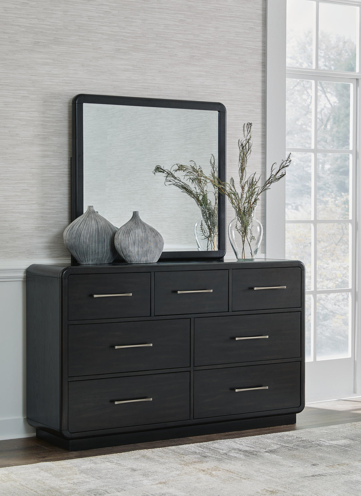 Rowanbeck Bedroom Sets - B821B6, B821B7, B821B3, B821B9 - product view or room setting; complete kit and included component views (supplier image 8)
