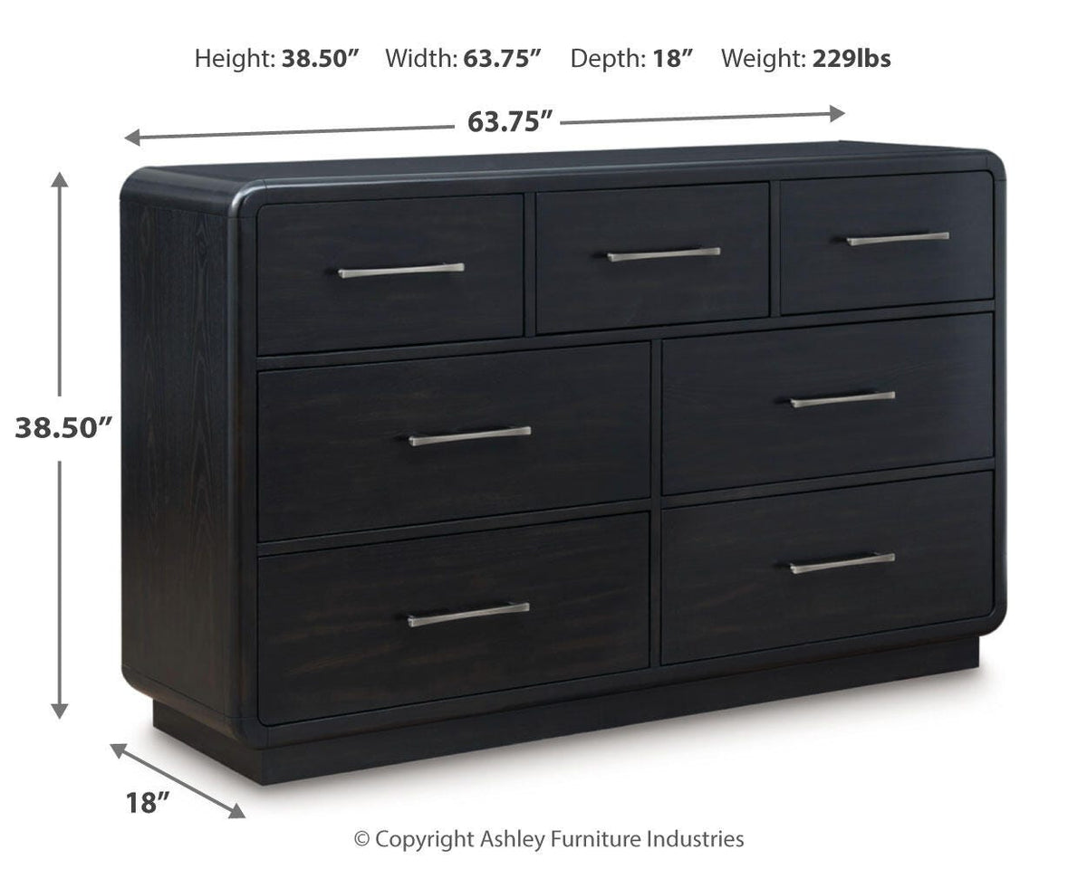 Rowanbeck Dresser - B821-31 - approximate manufacturer dimensions (supplier image 10)