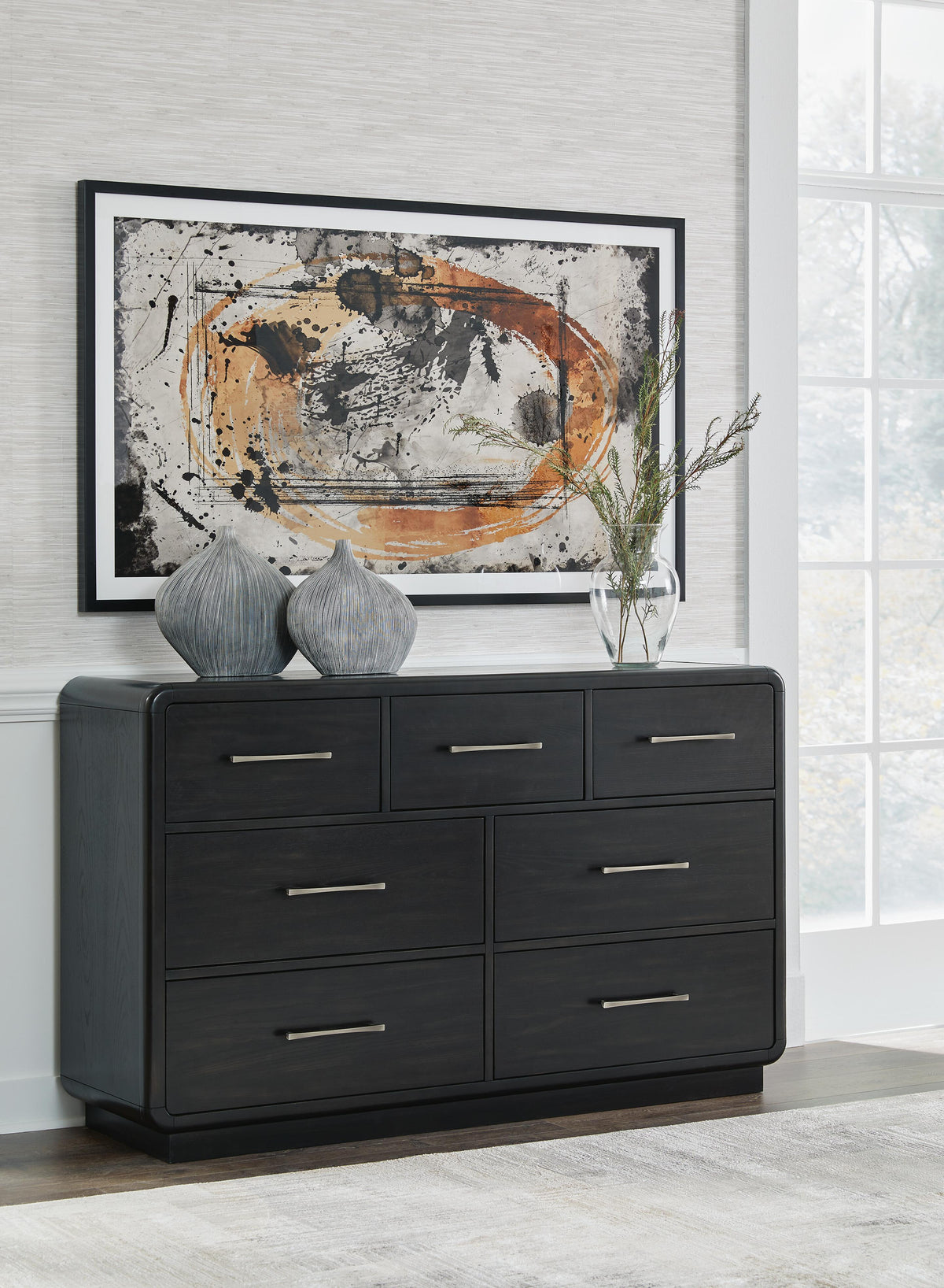 Rowanbeck Bedroom Sets - B821B6, B821B7, B821B3, B821B9 - product view or room setting; complete kit and included component views (supplier image 15)